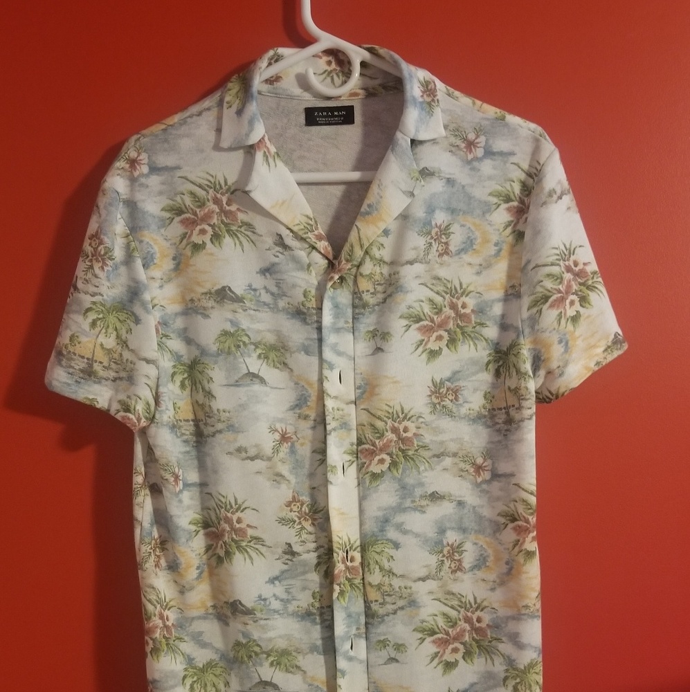 Floral Button Down Shirt